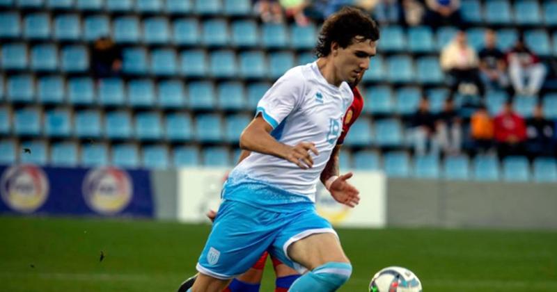 Nicol�s Giacopetti ingresó en el segundo tiempo ante Liechtenstein y fue parte de este épico ascenso