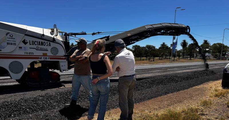 Las m�quinas volvieron a trabajar en  la ruta Nº 32